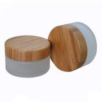 Garrafas & frascos de vidro de bambu do pulverizador da névoa geada para a loção facial 5g~250g do soro