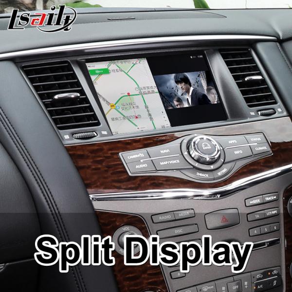 Мультимедиа Lsailt 4+64GB NISSAN взаимодействуют для 2018-2020 патруля Y62 с андроидом автоматическим Carplay