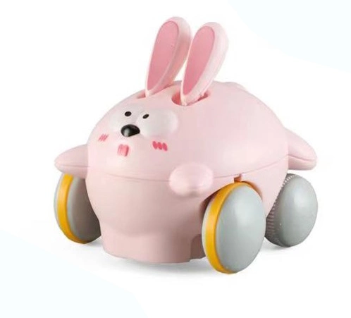 Wholesale Baby Grab Toys Education Rattle Roll Car Cartoon Children′s Toys Baby Toys Inertia Animal Car