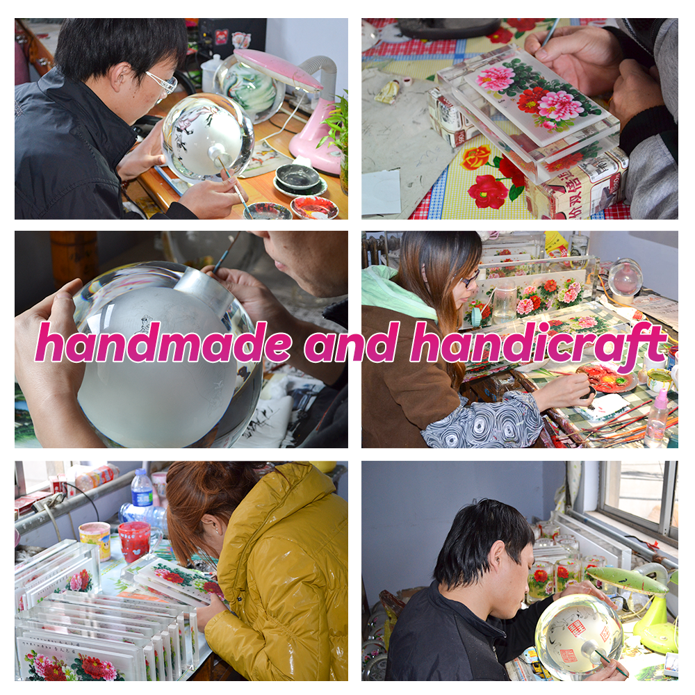 Customisable Artist-handpainted Christmas Baubles for Festive Decorations