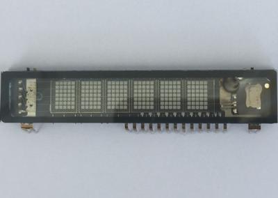HCR-06S103T Dot Matrix Panel Vacuum Fluorescent Display 6*1 Digits 700 CD Luminance