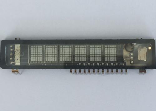HCR-06S103T Dot Matrix Panel Vacuum Fluorescent Display 6*1 Digits 700 CD Luminance