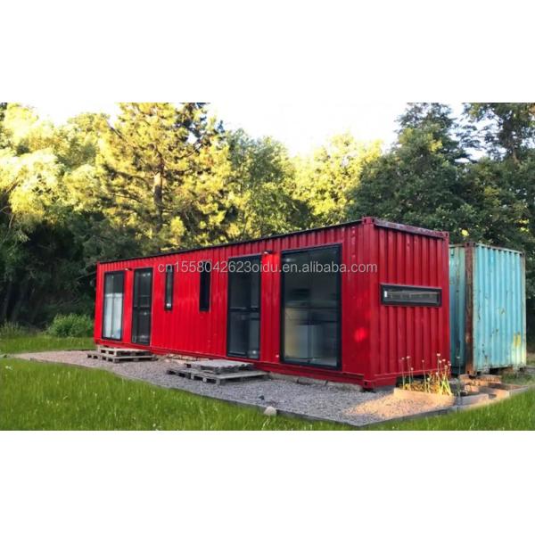 Outdoor 40Ft 20Ft Prefab Expandable Container Home Portable 2-5 Bedroom Prefabricated Shipping House Shop Mobile Granny Flat