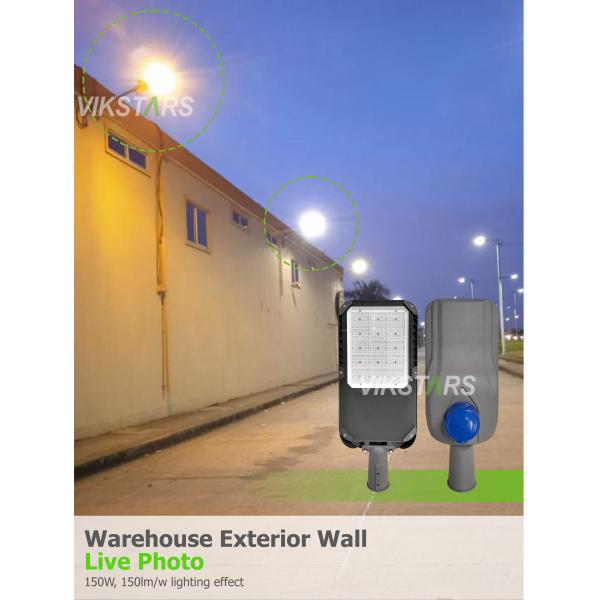 Фотоэлементные светодиодные уличные фонари 50w 100w 150w 200w с углом луча 90 градусов