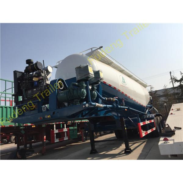 50cbm Bulk Cement Tank Semi Trailer , Silo Bulker Cement Tank Trailer