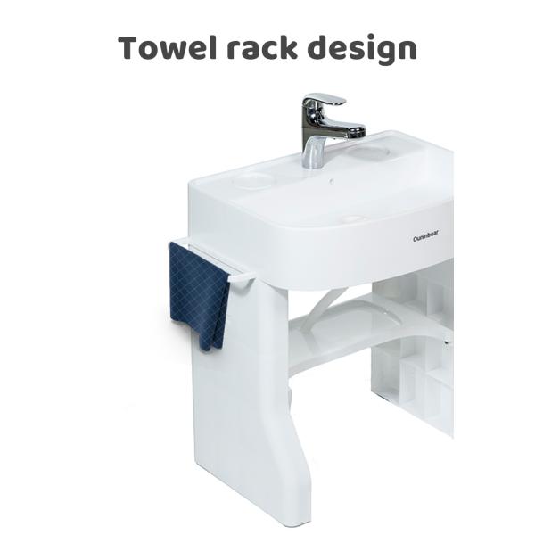 Simulated Baby Bathroom Hand Washing Basin Child Size Sink With Plastic Stand