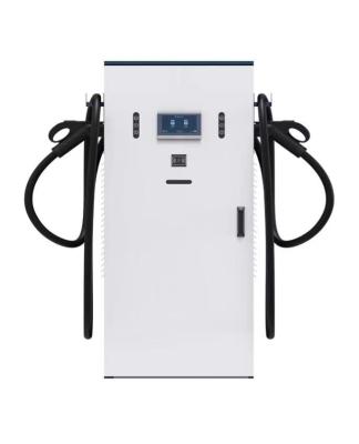 60KW To 160KW GBT CCS1 CHAdeMO CCS2 Connector Double Gun Floor EV DC Charging Stations