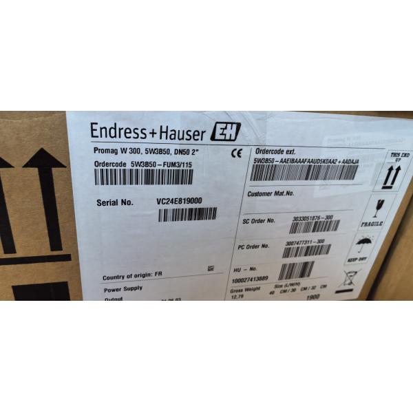 Proline Promag W 300 Endress And Hauser Flow Meter DN25-3000 24V/230V
