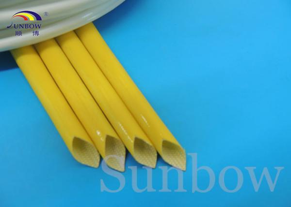 Fiberglass Silicone Rubber Coated sleeving UL ROHS REACH SUPPORT