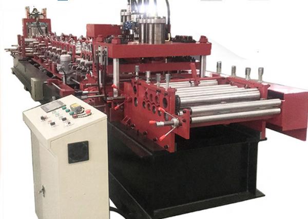 Automatic C Z Purlin Roll Forming Machine PPGI PPGL Chain Drive Pre Cutting