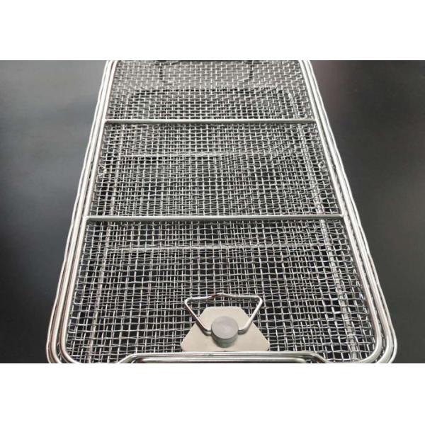 Surgical Instruments Disinfection 40X25CM Stainless Steel Basket