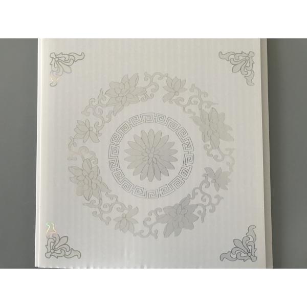 Горячие штемпелюя водоустойчивые панели стены на × 7мм живущей комнаты/комнаты 300 кровати