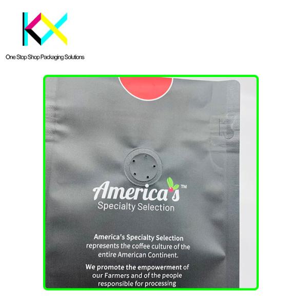 OEM Gusseted Coffee Packaging Bags Aluminium Foil Laminated Pouches