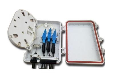 Caixa terminal do cliente fixado na parede de 4port FTTH com adaptadores do SC