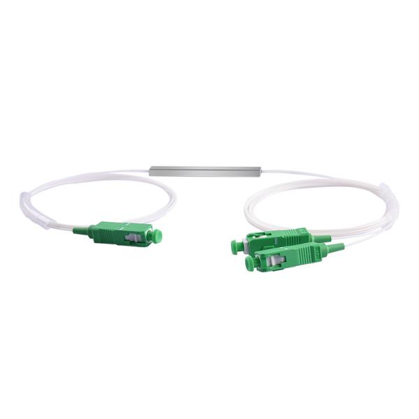 divisor de aço da fibra ótica do PLC do tubo do conector de 1x8 1x16 1X64 SC/APC