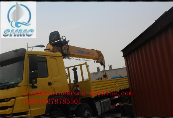 Lifting 3200KG Hydraulic Truck Mounted Cranes / Service Truck Crane Truck-mounted crane with telescopic boom