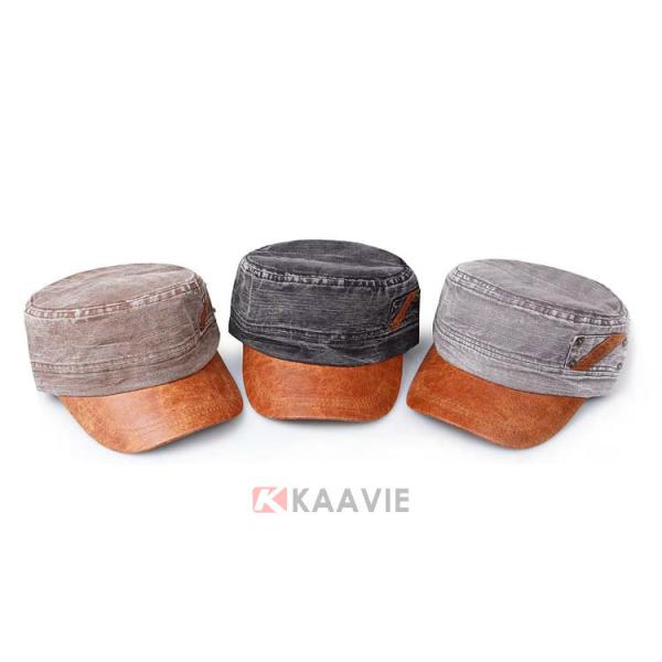 Washed Cotton Army Style Baseball Caps Adjustable Men Women 62CM Outdoor