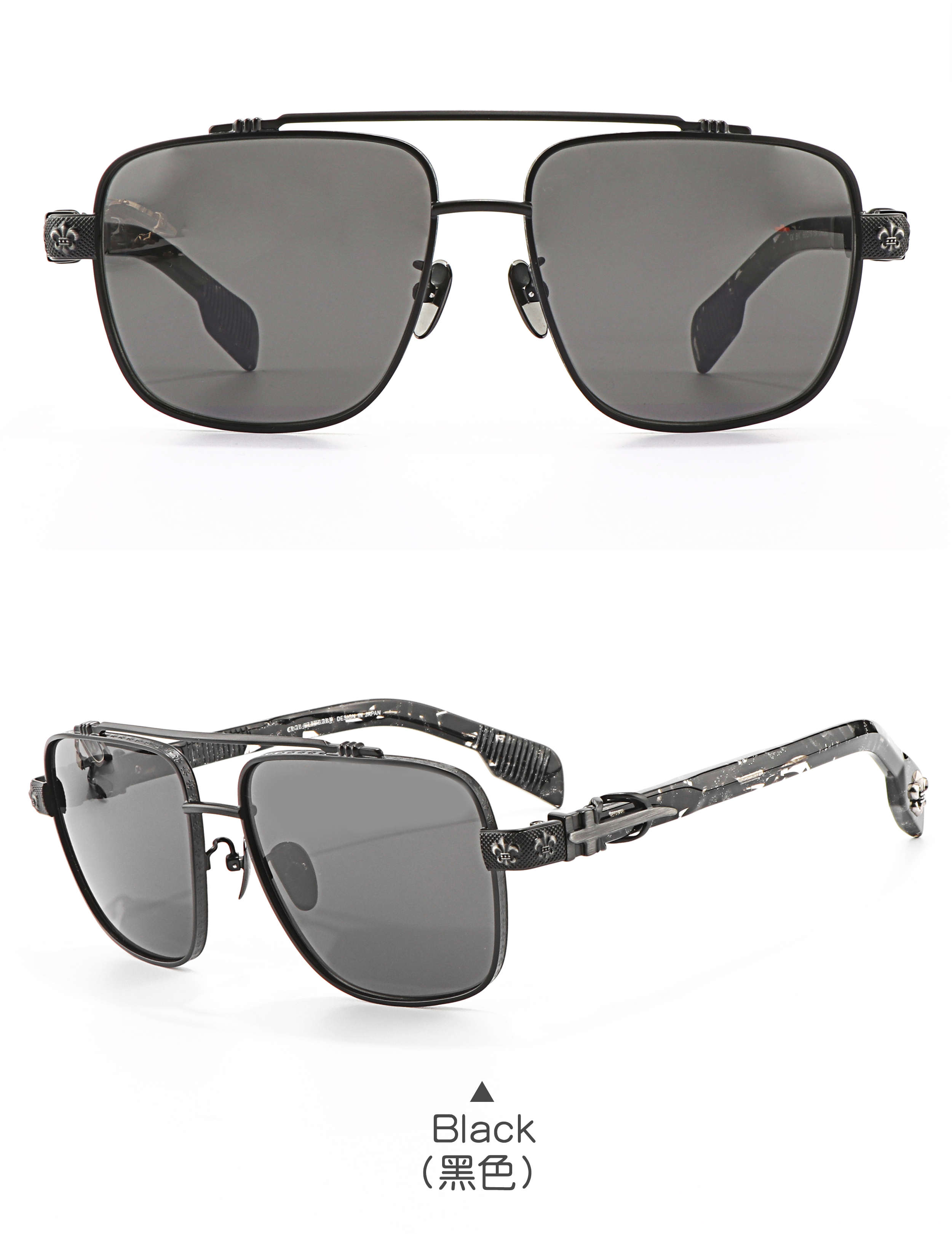 Trending 2025 Brand Luxury Titanium Acetate Classic Luxury square Unique Design Sunglasses for Men Personalation High Quality