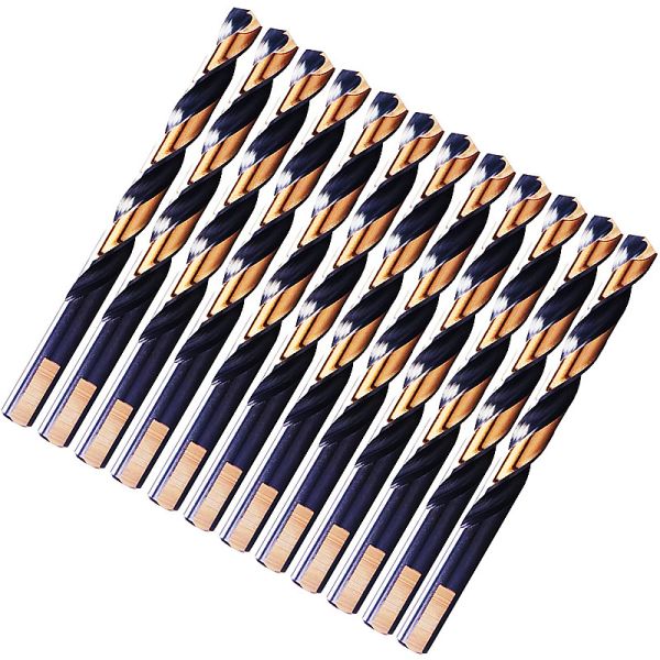 Three Flats Shank M35 Cobalt HSS Pilot Point Drill Fully Ground  Bit For Metal