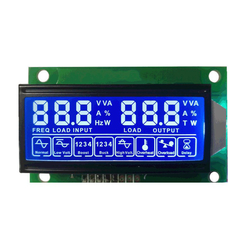 2.2 дюймовый HTN сегмент Lcd дисплейный модуль, приводное напряжение 1/4D,1/3B ZEBRA подключение