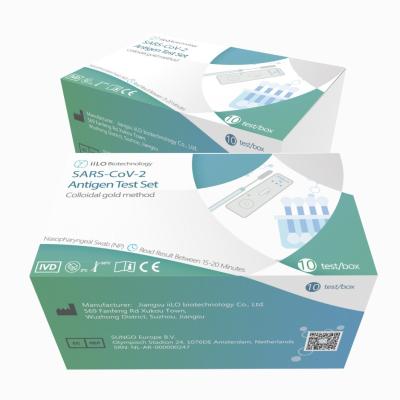 O teste do antígeno do preço de fábrica SARS-CoV-2 da precisão de 99% ajustou o teste/caixa Nasopharyngeal do cotonete 10