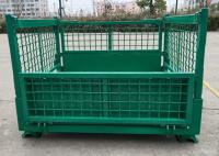 OEM empilhável de Mesh Pallet Cage Stillage Containers do fio