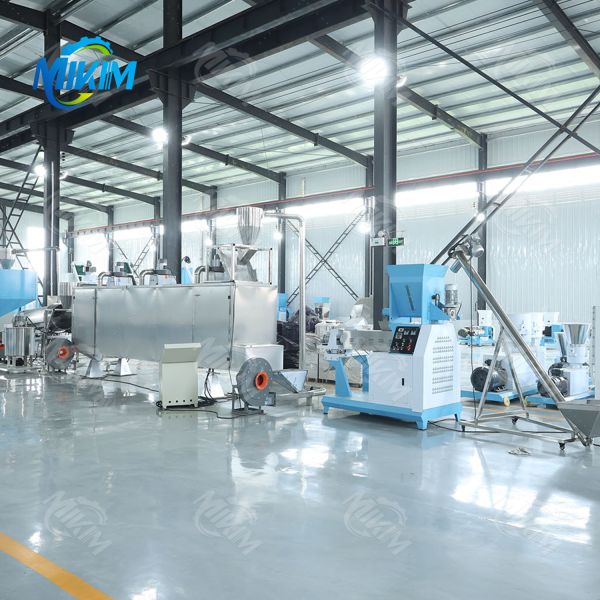 Floating Fish Feed Food Processing Extruder Fish Food Pellet Making Machine Production Line