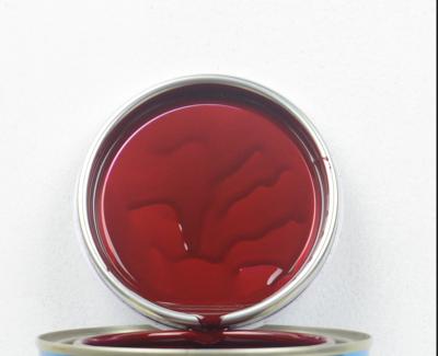 0.5L 4L Deep Red Car Paint , Against Ultraviolet Ray Solid Color Car Paint