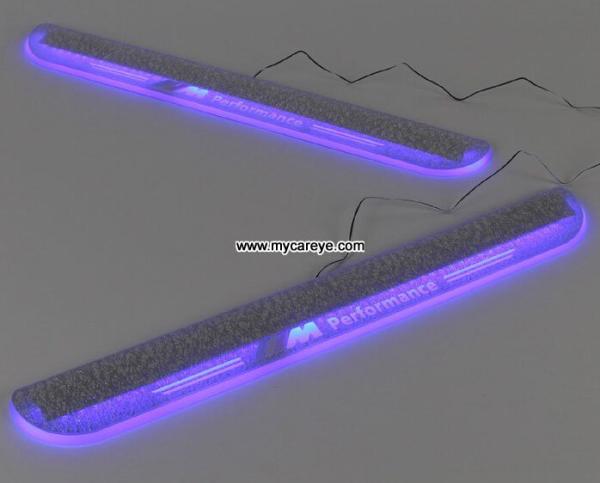 BMW M6 car led door courtesy light logo projector sill door pedal