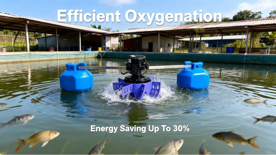 High Density Fish Pond Aerator Variable Frequency for Intensive Aquaculture Farming