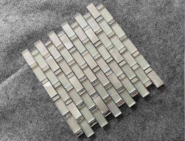 8mm Luxury Glass Mosaic Tiles 300x300mm for Swimming Pools