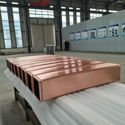 tamanhos quadrados de cobre do tubo de 140X140mm
