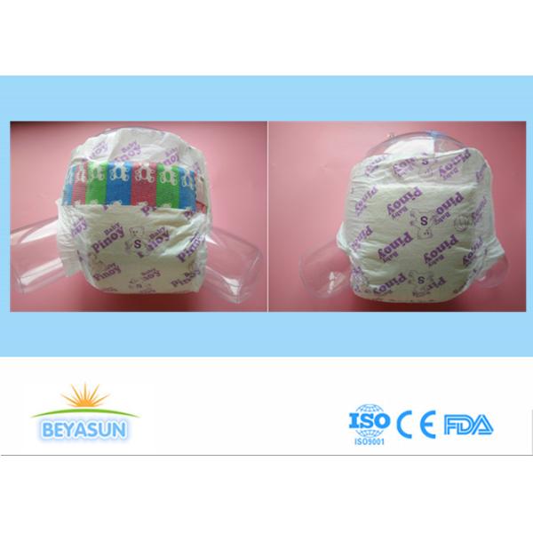 Anti Leak Infant Baby Diapers Non Woven Topsheet Green Disposable Diapers