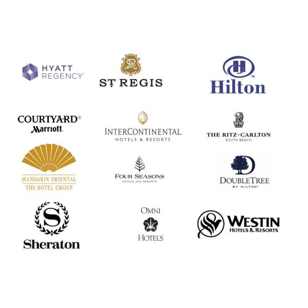 JW Marriott Hotel Ebony Wood Veneer Hotel Room Dresser 3 Drawer Classicc Design