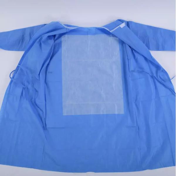 Trusted Blue Non Woven Surgical Gown SMS Patient Gown