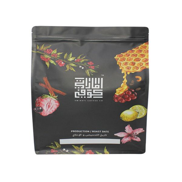 Customized 8 Sides Sealing Nuts Coffee Packaging Pouch For Dog Cat Food