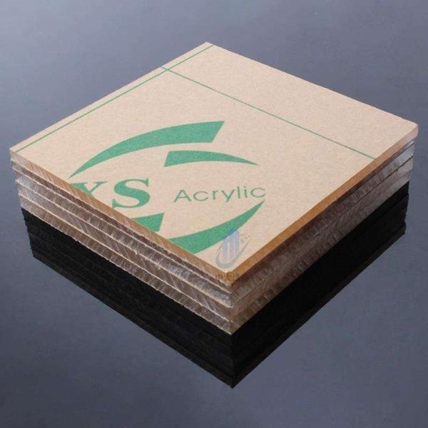 PMMA lustrados acrílicos chapeiam a folha acrílica 25mm clara 1220mm x 2440mm de 3mm transparentes