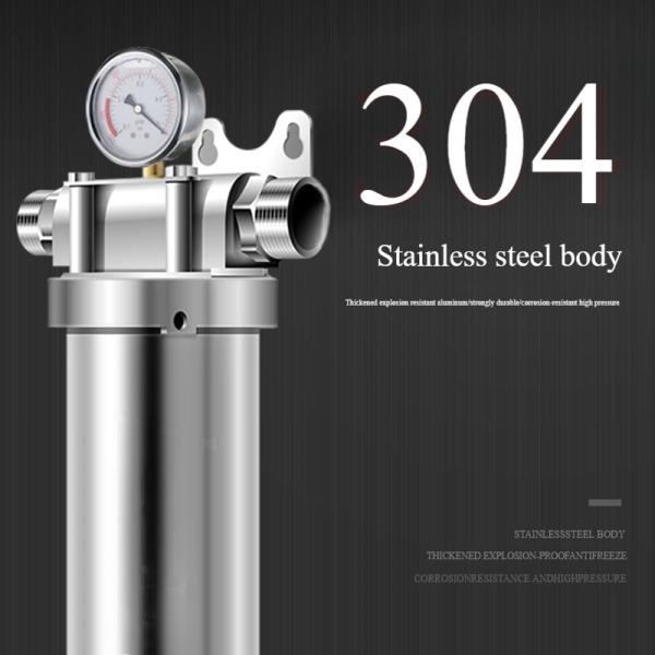 SS304 Whole House Pre Filter 40μM Filtration 10 Tons For Home
