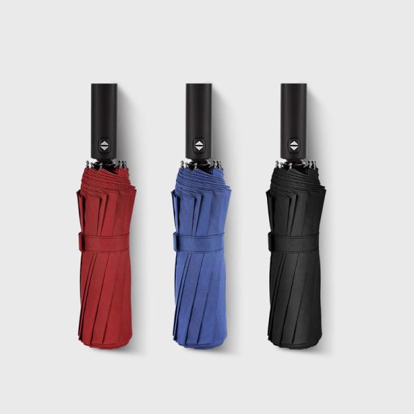 Customized Logo 12K 23inch Stock Automatic Umbrella for Personalized Corporate Events