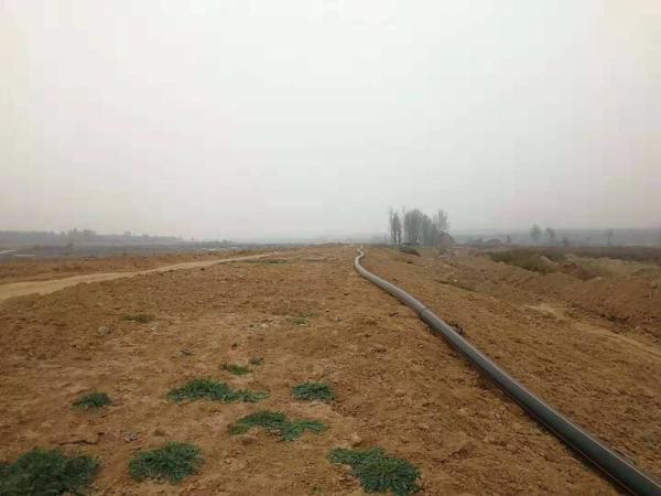 ISO 4427  PE 100 Orange Hdpe Gas Line , Hdpe Plastic Pipe For Water Supply