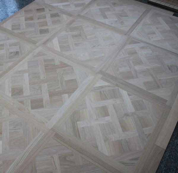 Versailles Oak Engineered Parquet Flooring, Unvanished, 600 X 600MM