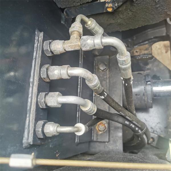 Mini excavadora usada de 5 toneladas activa Hitachi ZX50 con y bomba hidráulica original