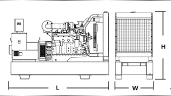 72dB молчаливый тип набор генератора 16kw/20kva Weichai дизельный с альтернатором