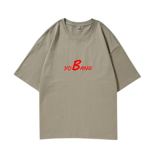 Soft Green 100% Cotton Oversized T Shirt For Skateboard Players