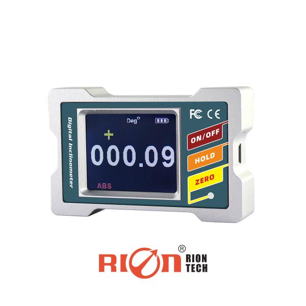 3.7V Batería de litio de carga IP54 Inclinómetro digital para construcción de edificios Autocalibración de un solo / dos ejes de medición