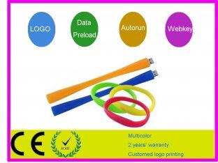 Memoria USB AT-051B de la pulsera del silicón