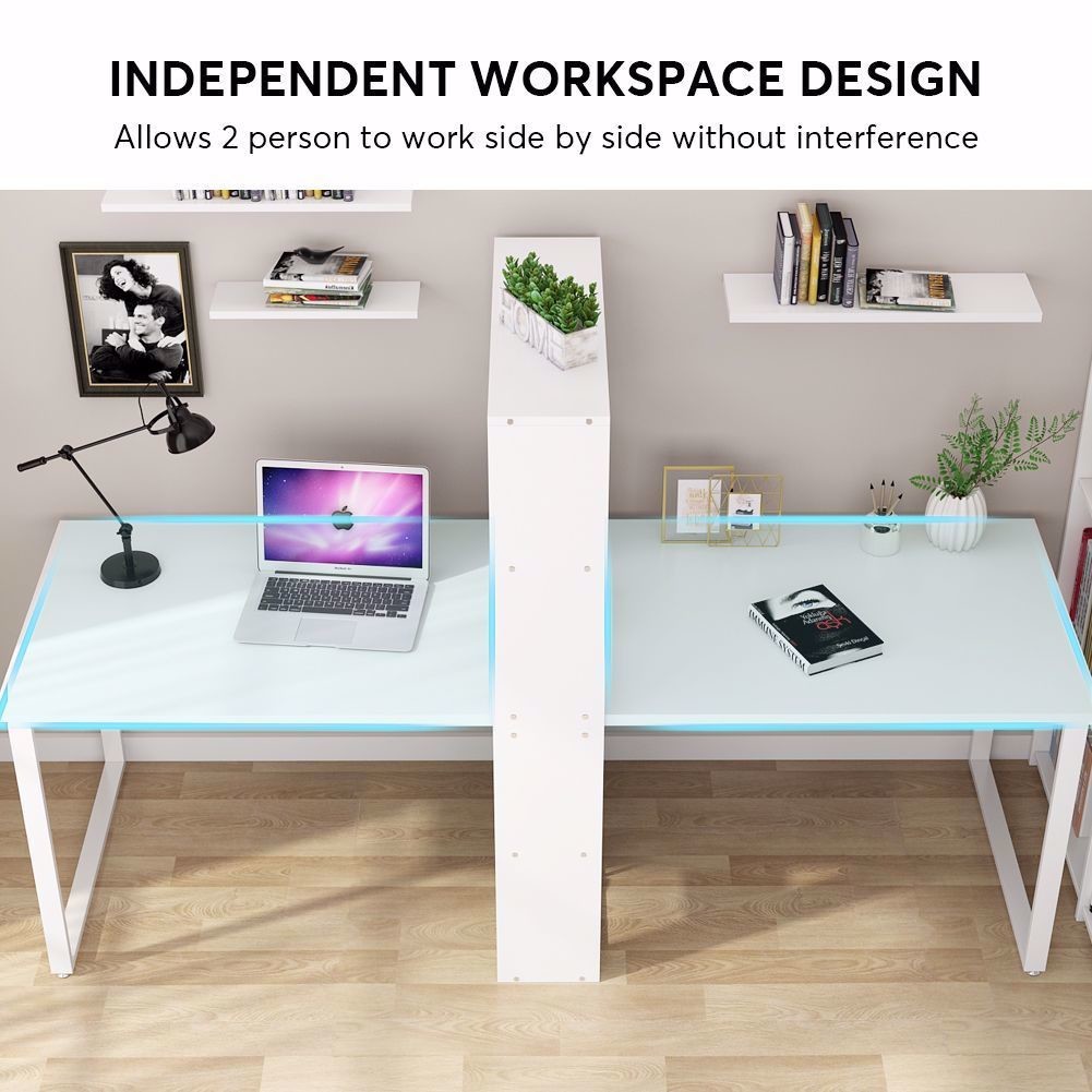 Modern Soho Computer Desk with Book Shelves Standard and Customized