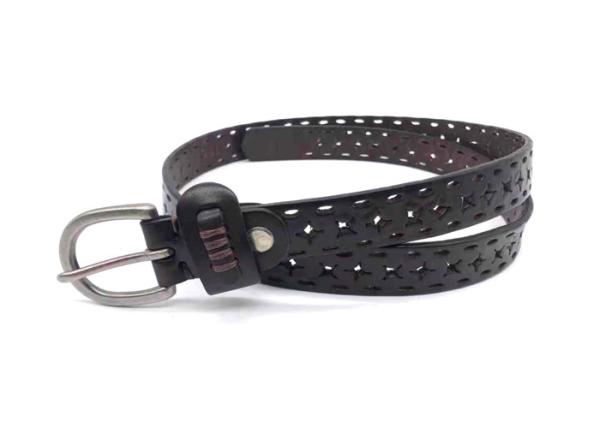 Hollow Cowhide 90cm Womens Genuine Leather Belt