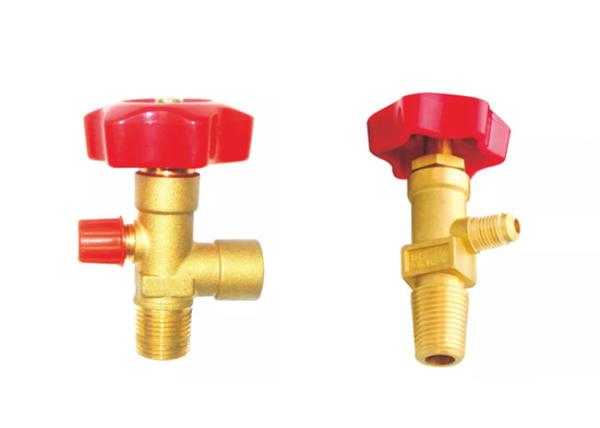 Male Thread AC Spare Parts Refrigerant Valve Safe Steel  1/4''