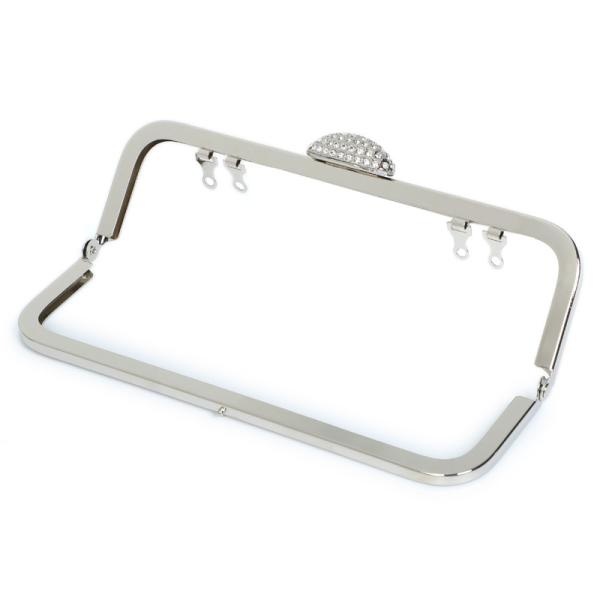 Coin Purse Clutch Kiss Clasp Frame Embossed ISO9001 Lightweight And Convenient